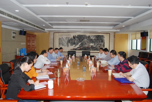 省公司欢迎湖南省轻工非凡国际集团有限公司调查组一行