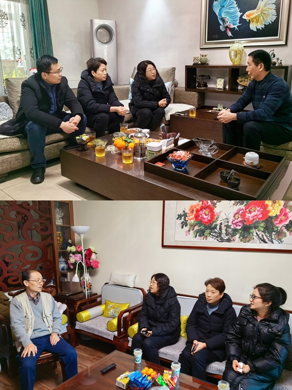 地产集团等三家公司发展春节前走访慰问活动